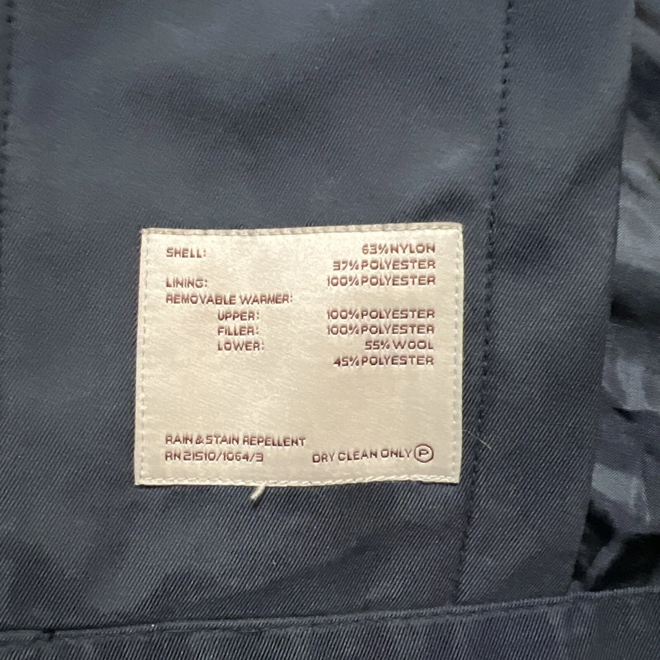 Joseph Abboud Men’s Overcoat Size Medium Rain & Stain Repellent  - Image 4 of 4