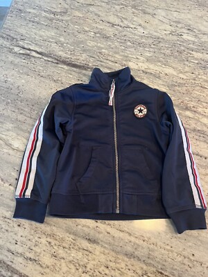 Converse Chuck Taylor All Star Navy Blue Full Zip Track Jacket