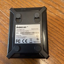 IOGEAR GVS62 2-PORT VGA VIDEO SPLITTER No Adapter