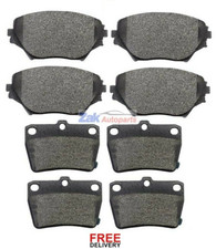 FOR TOYOTA RAV4 RAV 4 2.0 D4D 1.8 VVTi MK2 (00-06) FRONT & REAR BRAKE PADS SET