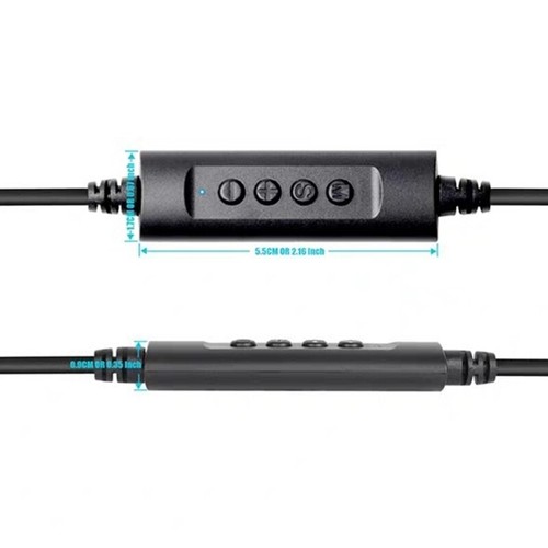 Headset Quick Disconnect QD Cable to USB Adapter Cord for Laptop Telephones - Zdjęcie 6 z 6
