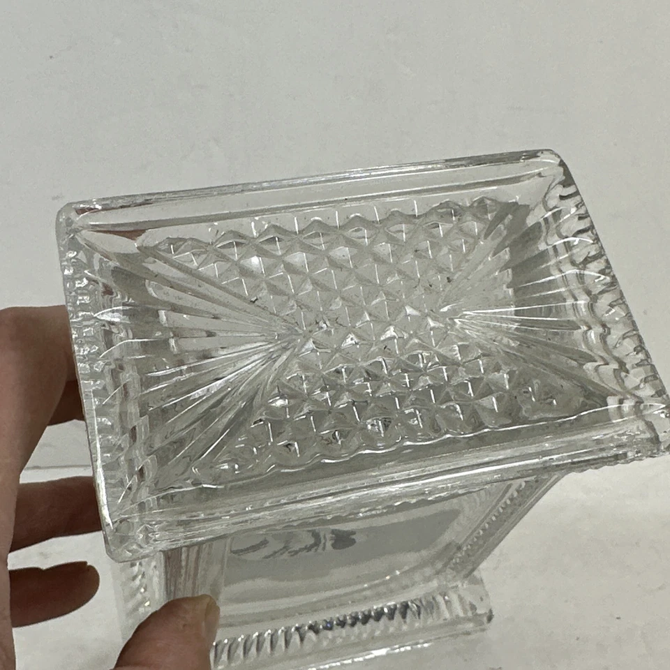 Reloj Godinger Hechinger 1987 De Colección Cristal Plomo Completo Cuarzo Hecho en Alemania Occidental Foto 2 de 4