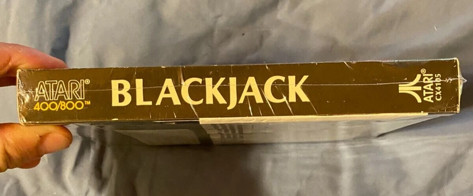 Blackjack CX4105 Cassette Atari 400/800/XL/XE NOS - Image 3 of 3