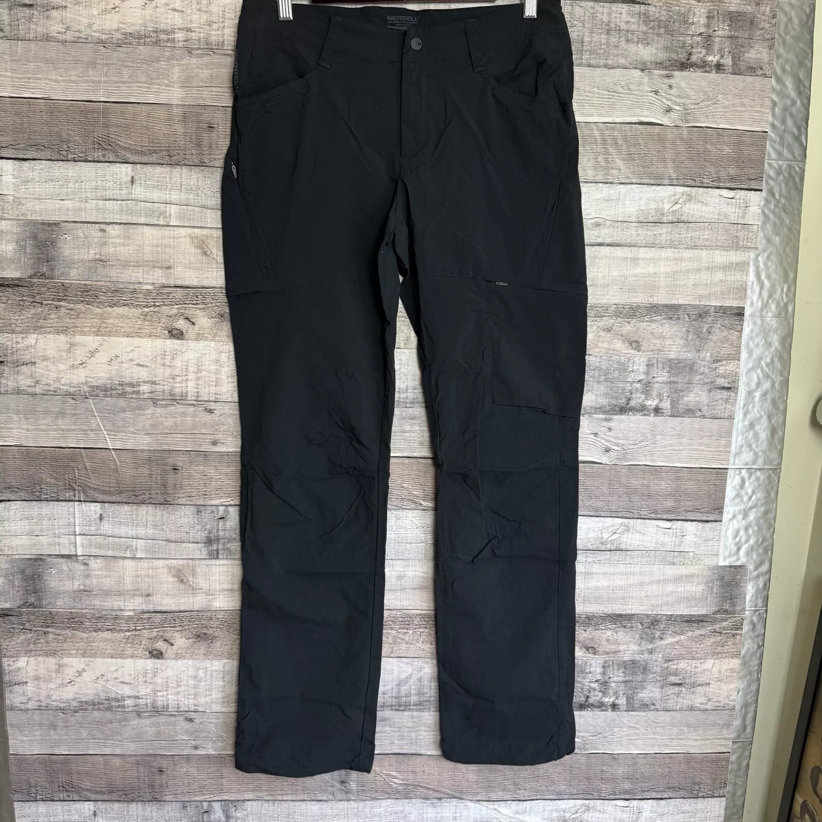 merrell nylon cargo hiking trail drawstring ankles pants
