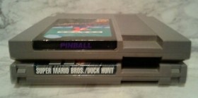 2 Videogiochi Nintendo NES Vintage - Super Mario Bros / Duck Hunt & Pinball TESTATI
