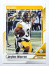 JAYLEN WARREN Pittsburgh Steelers 2024 Panini Donruss Football Card #256