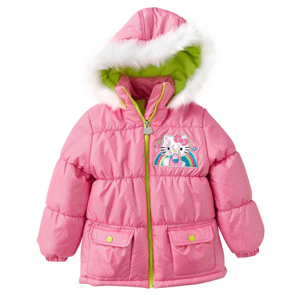 Hello Kitty & Friends Pink Oversized Puffer Jacket Adult Large