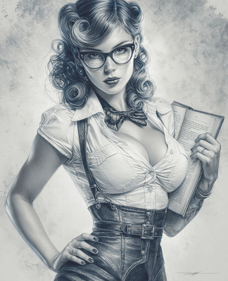 8x10 Character Illustration Art Print - 450630057