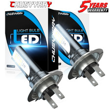 2x Super Bright H7 Halogen Headlight Bulbs Conversion Kit High Low Beam White