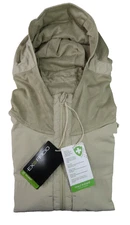 ExOfficio BugsAway Sandfly Jacket Mens Insect Shield Mesh Net Hooded L NWT NEW