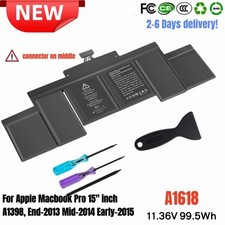 A1618 Battery For MacBook Pro 15''Retina A1398 Late 2013 Mid 2014 2015 99.5Wh