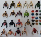 GI Joe Figure Lot Collectible Parts. 33 Torso's 25 Legs and Accessories