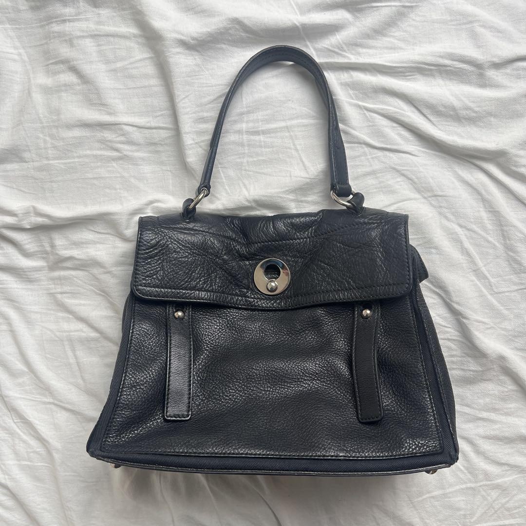 ysl yves saint laurent handbag muse toe black shoulder bag #PGF7ZK