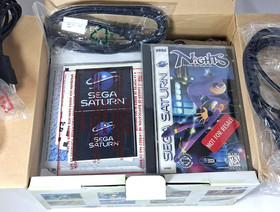 Sega Saturn Model 2 MK-80000A Console CIB Tested Nights Into Dreams Variant RARE