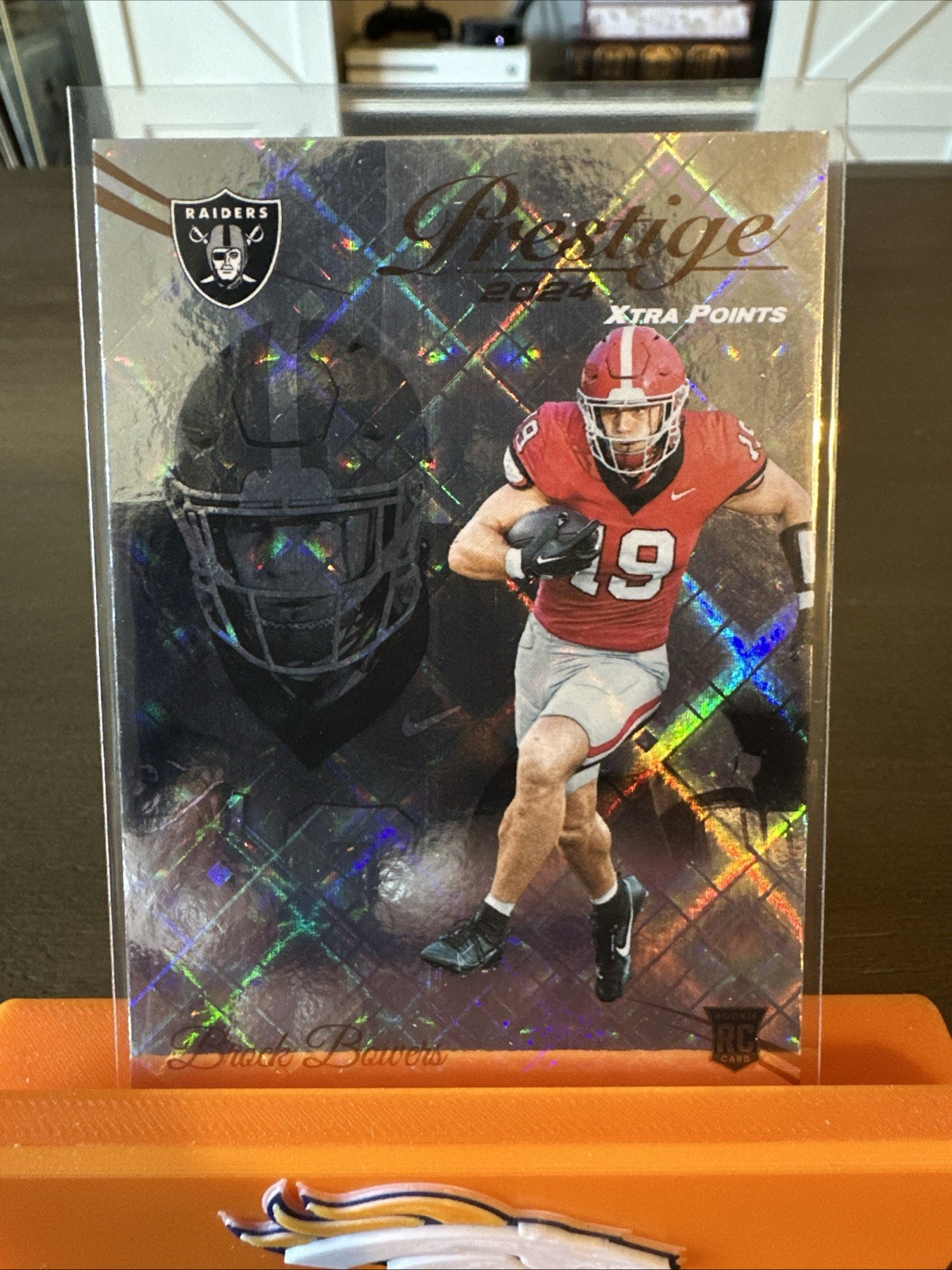 2024 Panini Prestige - Rookies Brock Bowers #305 Xtra Points Diamond (RC)