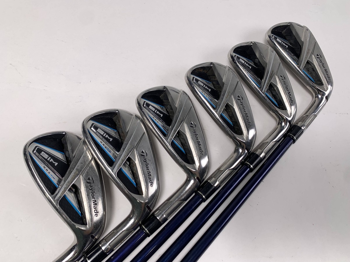 TaylorMade SIM MAX Iron Set 4-9 Fujikura Ventus Blue Regular