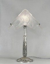HETTIER & VINCENT : an exceptional French 1930 art deco lamp      .. 1925 France