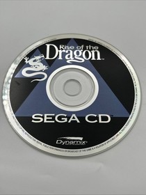 Rise of the Dragon (Sega CD, 1994) CIB Complete w/ Manual & Reg Card & Foam