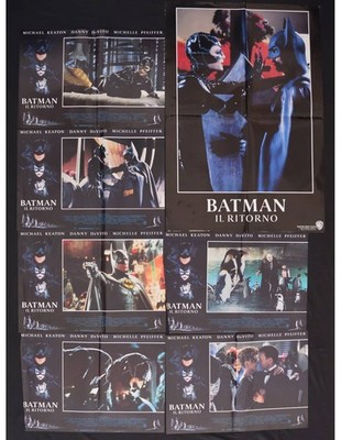BATMAN Il Ritorno Filmplakat Original USA mit Keaton DeVito Pfeiffer F163