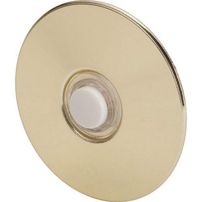 Doorbell Button Brass Finish Unlighted Push Button Switch