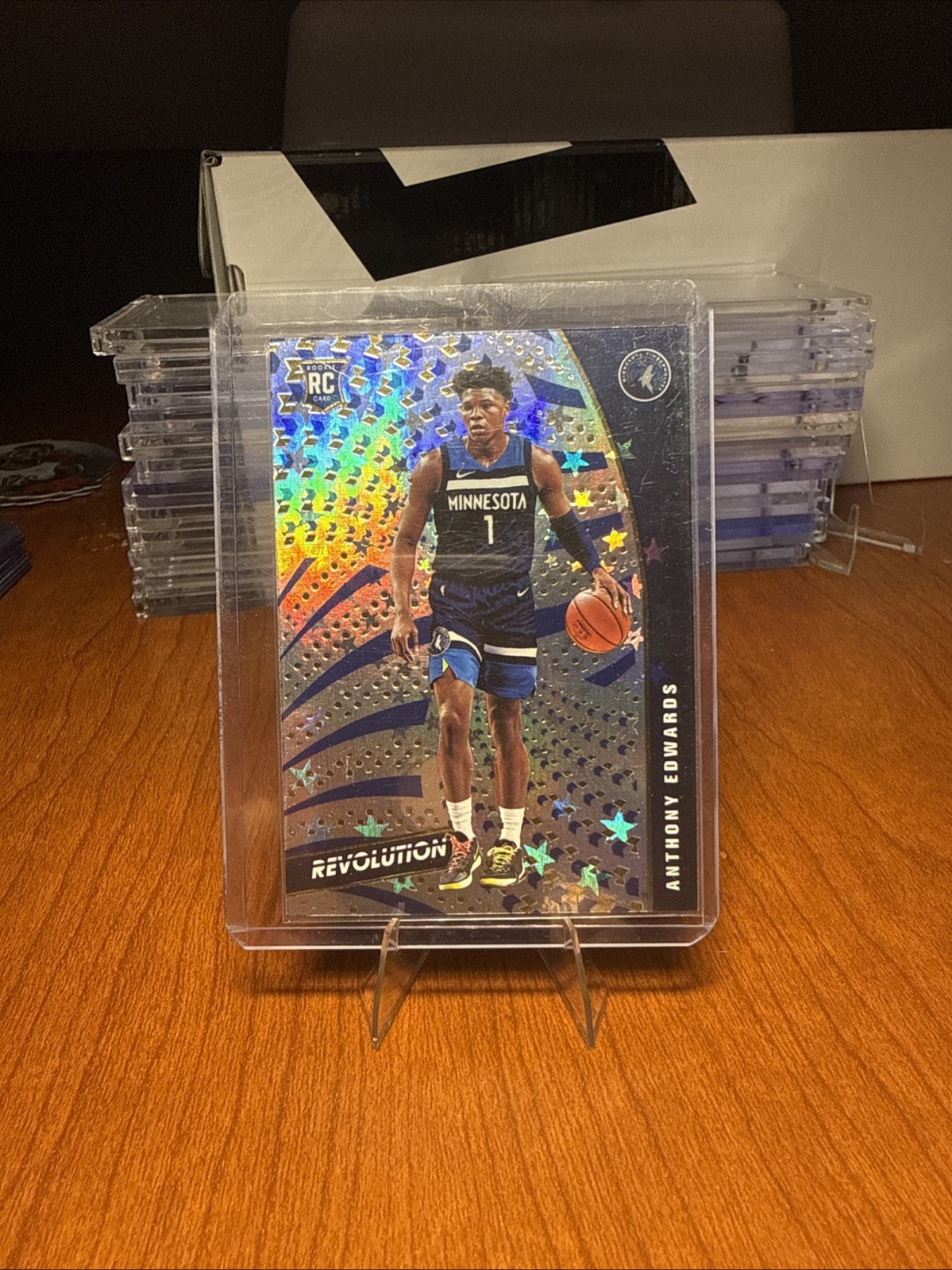 2020-21 Panini Revolution - Rookies Anthony Edwards #125 Astro Sp (RC)