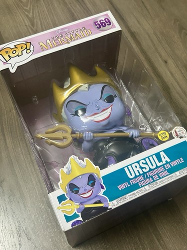 Funko Pop! Vinyl Jumbo 10 in: Disney - Ursula (10 inch) (Glows in the Dark) #569 - Picture 3 of 7
