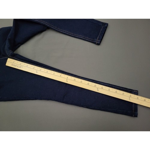 Justice Jeans Youth Girls Size 6 Skinny Legging Stretch Pull On Dark Blue Denim - Picture 6 of 15
