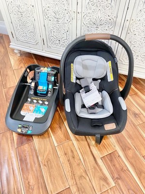 Maxi-Cosi Mico Luxe+ Baby Seat: Infant  Seat & Base Essential Black