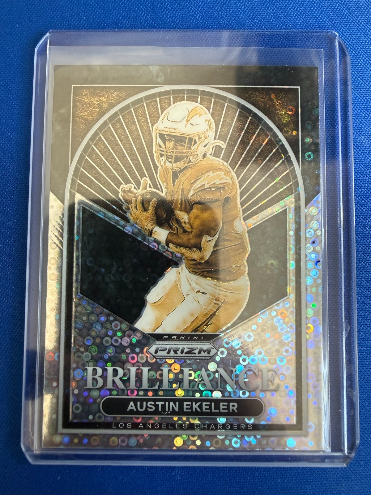 2022 Prizm Austin Ekeler #B-15 Brilliance No Huddle Disco! 