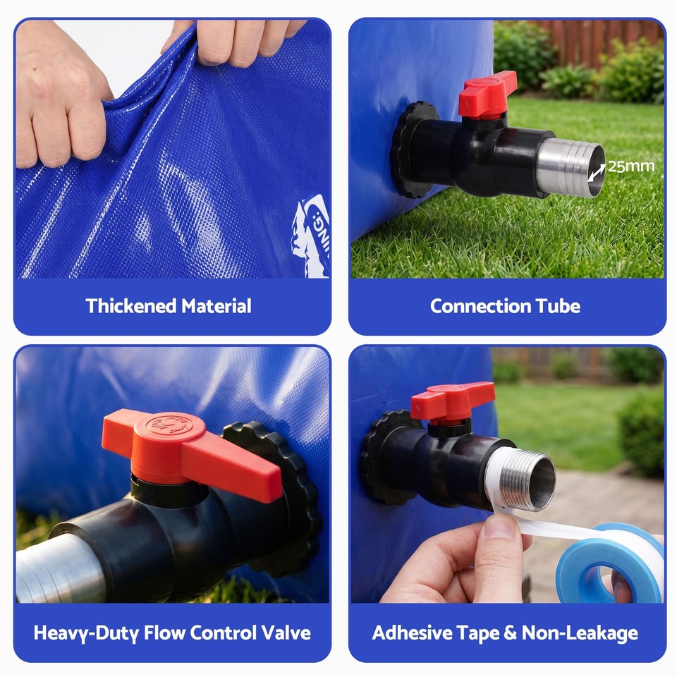 Loading Tank Container Weisshorn 240L Water Bladder Bag Portable Storage Tank Container ...