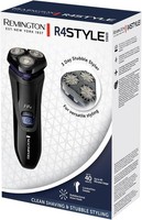 Remington R4002 Style R4 Cordless Shaver, Mens Electric Rotary Shaver