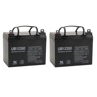 UPG 2 Pack - 12V 35Ah U1 BATTERY MK MU-1SLD M AGM NUT AND TERMINALS