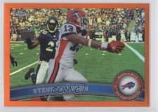 2011 Topps Chrome Retail Orange Refractor Steve Johnson #147 0a1