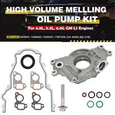 Melling High Volume Oil Pump Fits For 1999-2016 Gm 6.0l 6.2l Ls V8 Engines