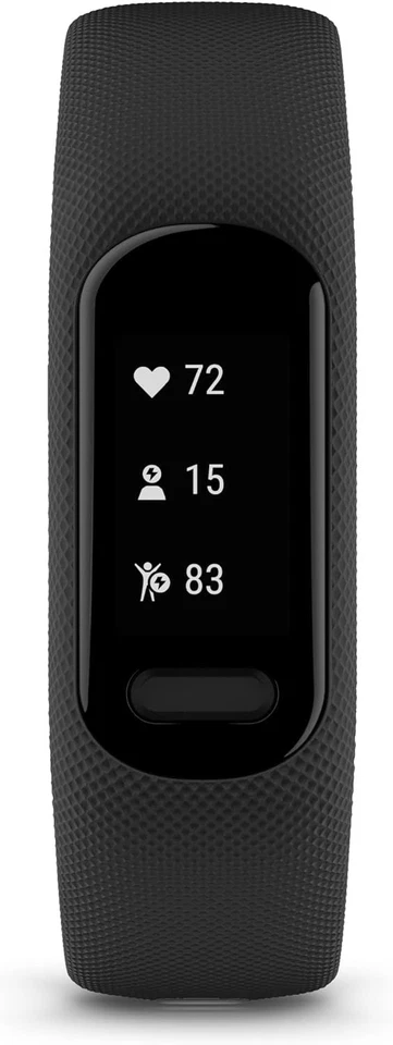 Garmin Vivosmart 5 Advanced Fitness Tracker - Negro / LG (Reacondicionado Certificado) Foto 3 de 4