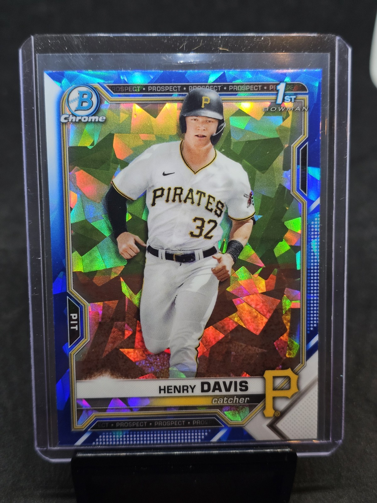 2021 BOWMAN CHROME SAPPHIRE HENRY DAVIS 1ST BOWMAN