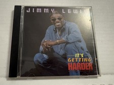 Jimmy Lewis It’s Getting Harder ( 1995 CD) Sealed Mint Vintage MSB 1937