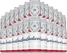 Budweiser Premium Lager Beer 24 x 568ml cans