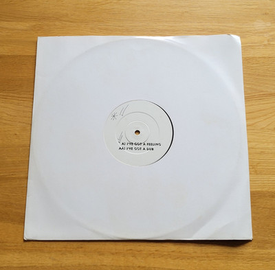Unknown Artist   I've Got A Feeling 12'' Vinyl Record House Music KS 001T - 1997