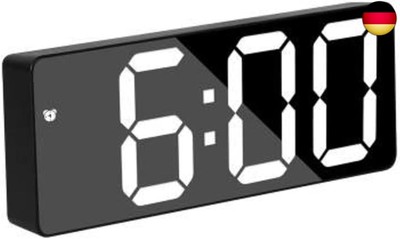 Alarm TSV Clock Mirror LED Display Digital Clock with Temperature, Snooze,