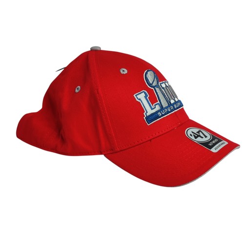 SUPER BOWL LIII 53 Patriots '47 Brand Hat Cap NWT Red - Picture 2 of 5