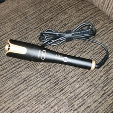 Curling Iron 2" Large Rotating Barrel Fast Heating Adjustable Temp Gold