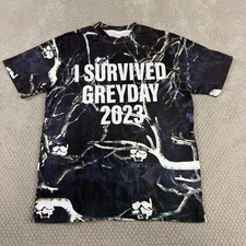 G59 Records Suicideboys I Survived GreyDay 2023 Tour Grey Camo T Shirt Sz L