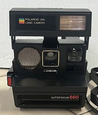 vintage Polaroid 600 Land Camera Autofocus 660 Instant Film Land Camera