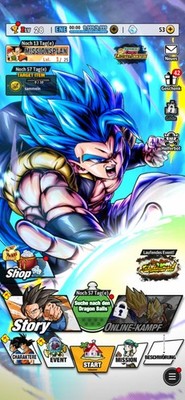 Dragon Ball Legends Lvl 28, Story 1, New UL Gogeta 14  New LR Broly 14 