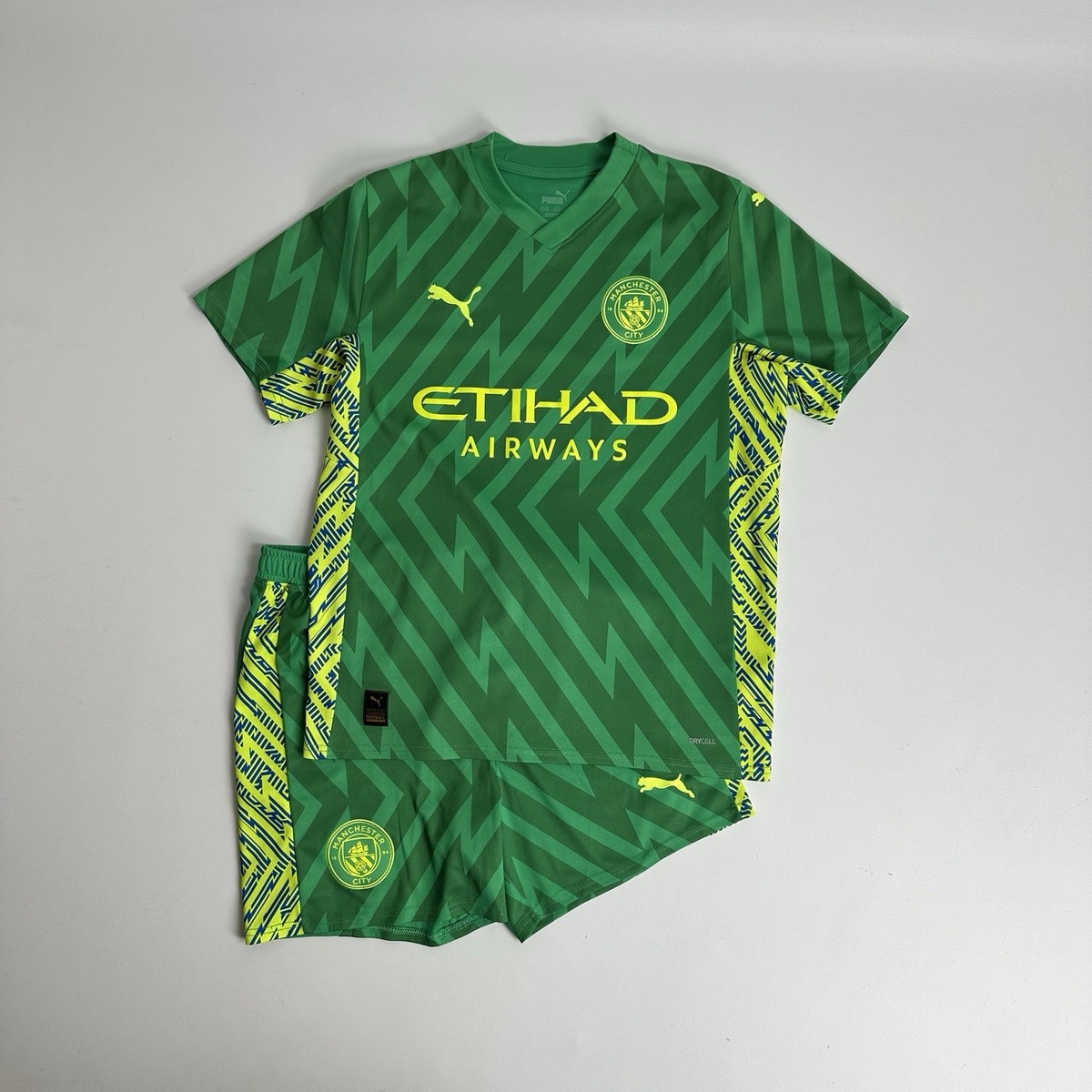 Puma Manchester City 2024-25 Goalkeeper Size 15-16y / XL Kit Set