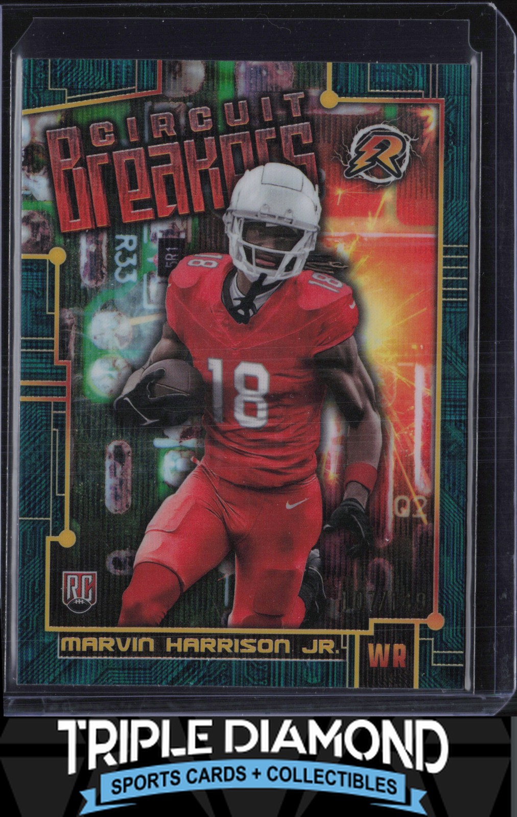 2024 Topps Resurgence Marvin Harrison Jr. Rookie Circuit Breakers Teal #/149 S44