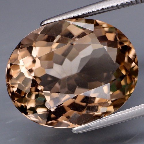9.62Ct.100%Natural Smoky Quartz Loose Gemstone Brazil Full Sparkling&CLEAN!