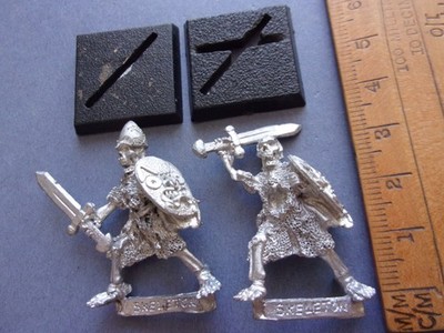 Iron Claw IC201 Skeletons X2 Citadel GW Undead 1980s Metal Warhammer WFB