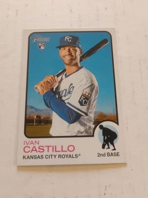 2022 Topps Heritage High Number Ivan Castillo RC #660 Kansas City Royals